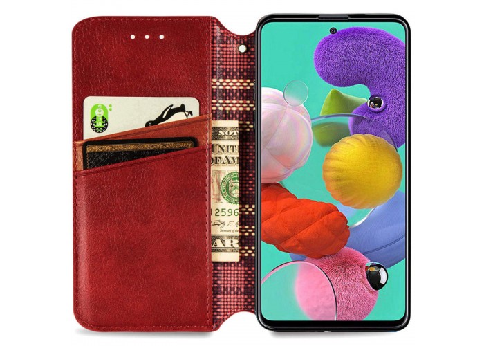 Шкіряний чохол-книжка GETMAN Cubic (PU) для Xiaomi Redmi 9C