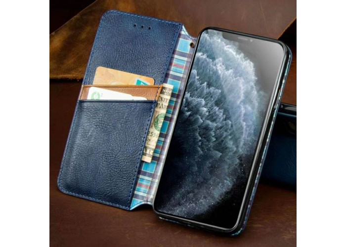 Шкіряний чохол-книжка GETMAN Cubic (PU) для Xiaomi Redmi 9C