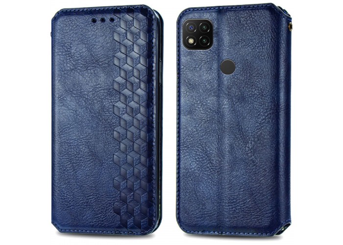 Шкіряний чохол-книжка GETMAN Cubic (PU) для Xiaomi Redmi 9C