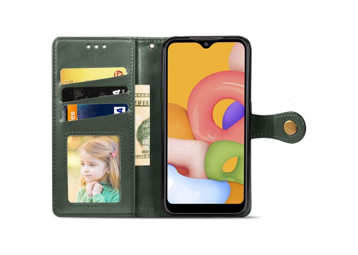 Шкіряний чохол-книжка GETMAN Gallant (PU) для Samsung Galaxy A04