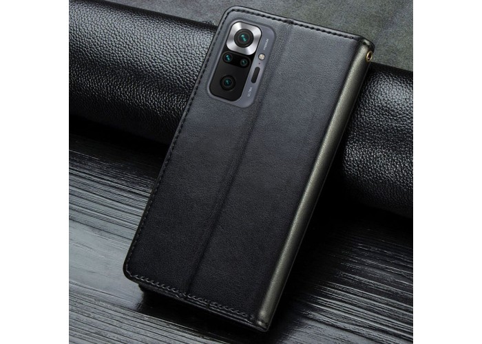 Шкіряний чохол-книжка GETMAN Gallant (PU) для Xiaomi Redmi Note 10 Pro / 10 Pro Max