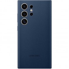 Шкіряний чохол Leather Case (AAA) для Samsung Galaxy S24 Ultra  Navy Blue - 00000073293_3
