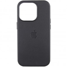 Шкіряний чохол Leather Case (AAA) with MagSafe and Animation для Apple iPhone 13 Pro Max (6.7")  Midnight - 00000057149_18