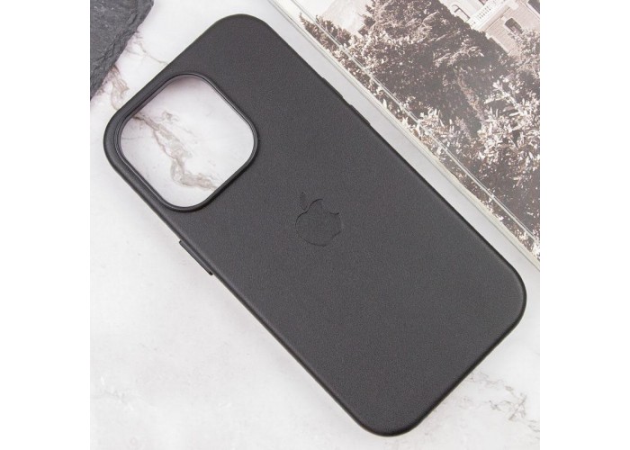 Шкіряний чохол Leather Case (AAA) with MagSafe and Animation для Apple iPhone 13 Pro Max (6.7