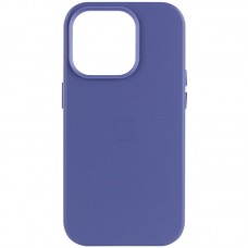 Шкіряний чохол Leather Case (AA Plus) with MagSafe для Apple iPhone 14 Pro (6.1")  Wisteria - 00000057475_14