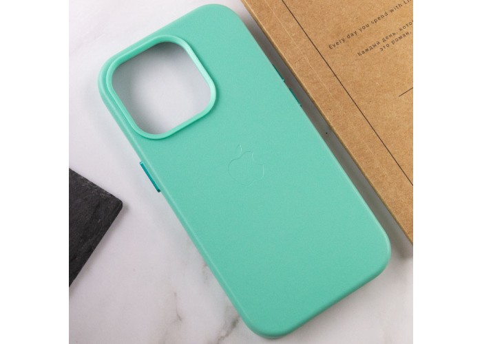Шкіряний чохол Leather Case (AA Plus) with Magnetic Fit для Apple iPhone 13 Pro (6.1