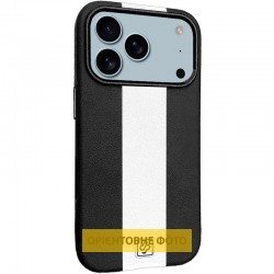 Шкіряний чохол Rally with MagSafe для Apple iPhone 17 Air (6.5")  Black / White - 00000081024_3