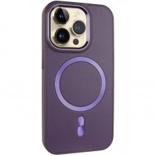 Шкіряний чохол SnapCase with MagSafe для Apple iPhone 12 Pro Max (6.7")  Dark Purple - 00000075472_4