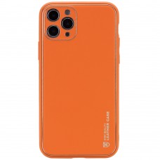 Шкіряний чохол Xshield для Apple iPhone 11 Pro Max (6.5")  Помаранчевий / Apricot - 00000038059_4