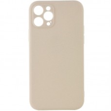 Силіконовий чохол Candy Full Camera для Apple iPhone 12 Pro Max (6.7")  Бежевий / Antique White - 00000043688_1