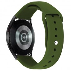 Силіконовий ремінець Sport для Smart Watch 20mm  Зелений / Dark Olive - 00000068670_9