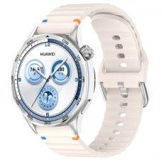Силіконовий ремінець Wavy для Smart Watch 20mm  Antique White - 00000077065_4