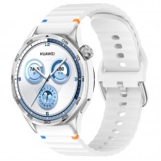 Силіконовий ремінець Wavy для Smart Watch 20mm  White - 00000077065_3