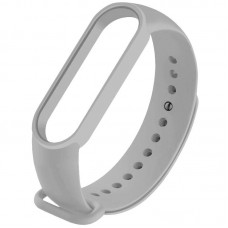 Силіконовий ремінець для Xiaomi Mi Band 3/4  Сірий / Gray - 00000025252_35