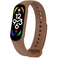Силіконовий ремінець для Xiaomi Mi Band 7/6/5  Коричневий / Brown - 00000077052_15