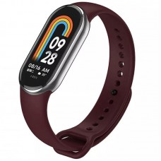 Силіконовий ремінець для Xiaomi Mi Band 8/9/10  Бордовий / Plum - 00000065484_20