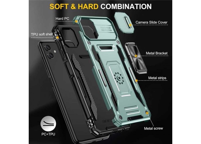 Ударостійкий чохол Camshield Army Ring для Samsung Galaxy A07