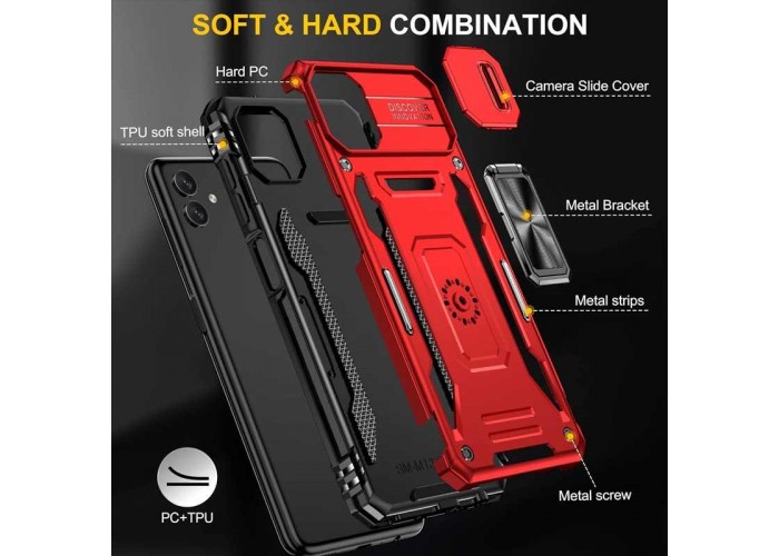 Ударостійкий чохол Camshield Army Ring для Samsung Galaxy A07