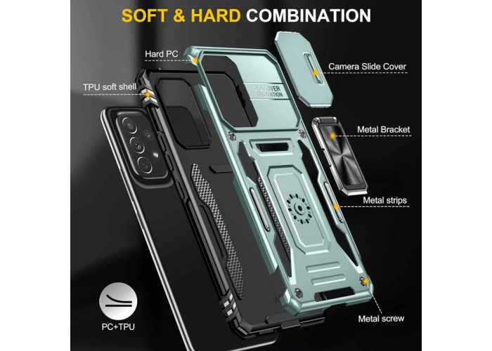 Ударостійкий чохол Camshield Army Ring для Samsung Galaxy A53 5G