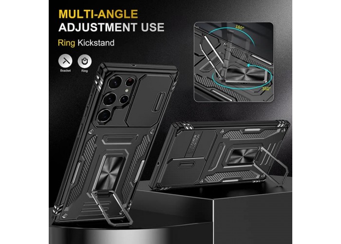 Ударостійкий чохол Camshield Army Ring для Samsung Galaxy S24 Ultra