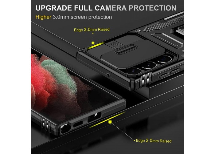 Ударостійкий чохол Camshield Army Ring для Samsung Galaxy S24 Ultra