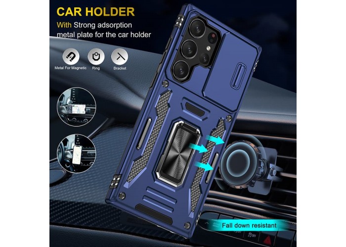 Ударостійкий чохол Camshield Army Ring для Samsung Galaxy S24 Ultra