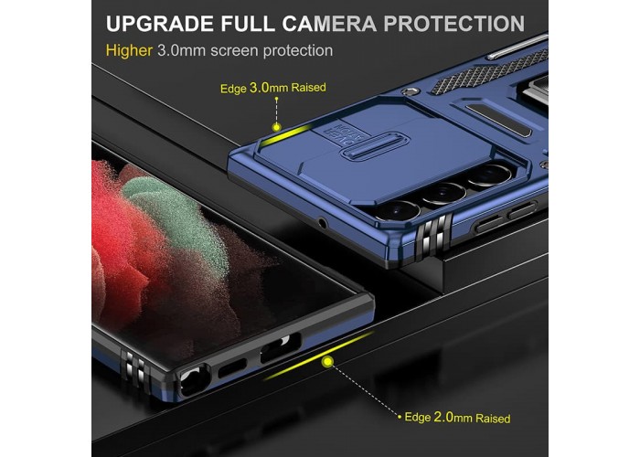 Ударостійкий чохол Camshield Army Ring для Samsung Galaxy S24 Ultra