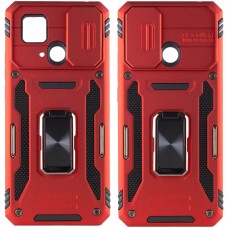 Ударостійкий чохол Camshield Army Ring для Xiaomi Redmi 10C  Червоний / Red - 00000055561_3
