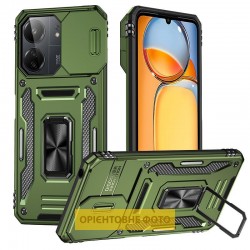 Ударостійкий чохол Camshield Army Ring для Xiaomi Redmi 15C (Global) / Poco C85 (Global)  Оливковий / Army Green - 00000084012_4