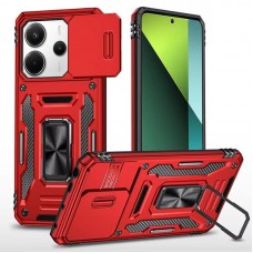 Ударостійкий чохол Camshield Army Ring для Xiaomi Redmi Note 14 4G (Int. version) / 14 5G  Червоний / Red - 00000079891_3