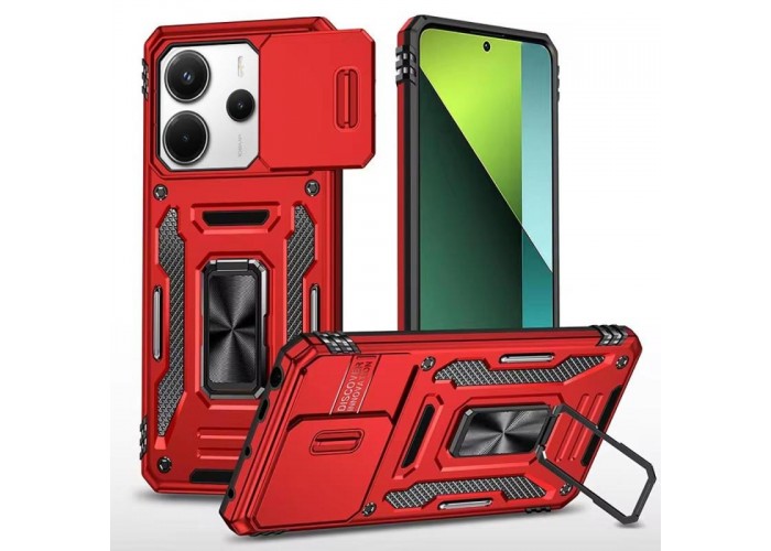 Ударостійкий чохол Camshield Army Ring для Xiaomi Redmi Note 14 4G (Int. version) / 14 5G
