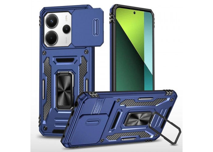 Ударостійкий чохол Camshield Army Ring для Xiaomi Redmi Note 14 4G (Int. version) / 14 5G