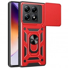Ударостійкий чохол Camshield Serge Ring для Xiaomi 14T Pro  Червоний - 00000075007_4