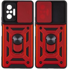 Ударостійкий чохол Camshield Serge Ring для Xiaomi Redmi Note 10 Pro / 10 Pro Max  Червоний - 00000047756_4