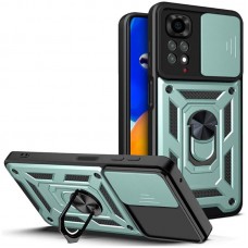 Ударостійкий чохол Camshield Serge Ring для Xiaomi Redmi Note 11 (Global) / Note 11S  Зелений - 00000053590_2