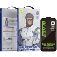Захисне 2.5D скло Blueo Drop-Resistant (35+ KG) для Apple iPhone 17 Pro Max / 16 Pro Max 6.9"  Чорний - 00000085971_1