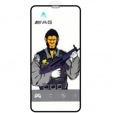 Захисне скло 5D Anti-static Matte (тех.пак) для Apple iPhone 11 / XR (6.1")  Чорний - 00000064924_1