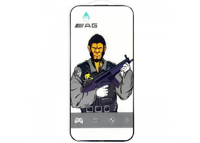 Захисне скло 5D Anti-static Matte (тех.пак) для Apple iPhone 17 / 16 Pro (6.3