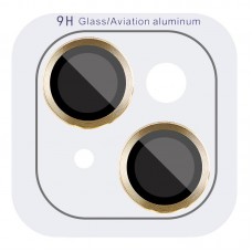 Захисне скло Metal Classic на камеру (у упак.) для Apple iPhone 14 (6.1") / 14 Plus (6.7")  Золотий / Gold - 00000055939_4