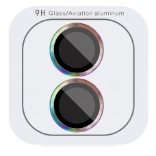 Захисне скло Metal Classic на камеру (у упак.) для Apple iPhone 16 (6.1") / 16 Plus (6.7")  Бузковий / Rainbow - 00000074639_7