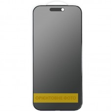 Захисне скло Privacy 5D Matte (тех.пак) для Apple iPhone 17 Pro (6.3")  Чорний - 00000080509_1