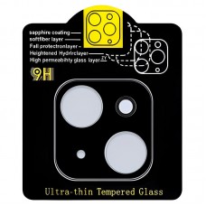 Захисне скло на камеру Full Block (тех.пак) для Apple iPhone 15 (6.1") / 15 Plus (6.7")  Чорний - 00000065207_3