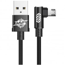 Дата кабель Baseus MVP Elbow Micro-USB Cable 1.5A (2m) (CAMMVP-B)  Black - 00000063712_1