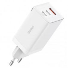 СЗУ Baseus GaN5 Pro 65W 2Type-C+USB 100W EU (CCGP12020)  White - 00000063722_2