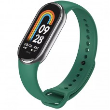 Силіконовий ремінець для Xiaomi Mi Band 8/9/10  Зелений / Dark green - 00000065484_21