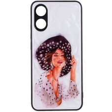 TPU+PC чехол Prisma Ladies для Oppo A38 / A18  Girl in a hat - 00000067051_4