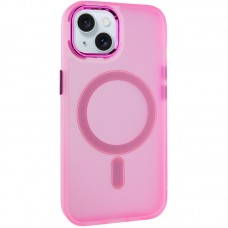 Чехол TPU+PC Lily with MagSafe для Apple iPhone 15 (6.1")  Light Pink - 00000071769_8