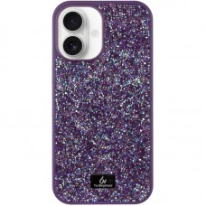 TPU чехол Bling World Rock Diamond для Apple iPhone 16 (6.1")  Фиолетовый - 00000073625_7