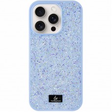 TPU чехол Bling World Rock Diamond для Apple iPhone 16 Pro (6.3")  Голубой - 00000073626_2