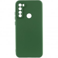 Чехол TPU GETMAN Liquid Silk Full Camera для Xiaomi Redmi Note 8T  Зеленый / Dark green - 00000073805_3